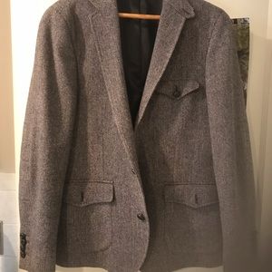 Lansend canvas grey blazer